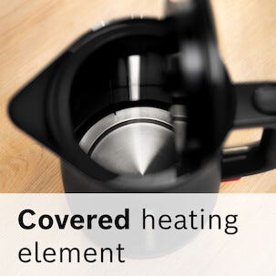 Bosch MyMoment vattenkokare 1.7 l, svart, TWK3M123