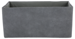 Förvaringslåda grå, vikbar, 2-pack