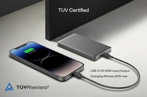 Trådløs magnetisk powerbank, 5000 mAh