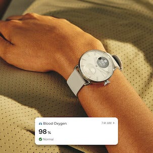 Withings ScanWatch 2 Pearl White smartklokke, 38 mm