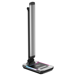 Exibel RGB skrivbordslampa med trådlös laddare, dimbar