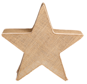 Stjärna i juteväv