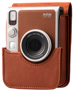 Instax Mini Evo Case kamerafodral konstläder, brun