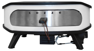 Cozze 17 tum pizzaugn gasol, termometer, roterande sten