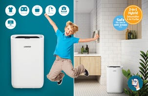 eeese Air Care Hugo luftavfukter og luftrenser, 25 l