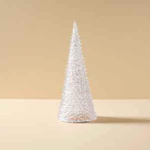 Julgran LED med timer varmvitt sken, 43,5 cm