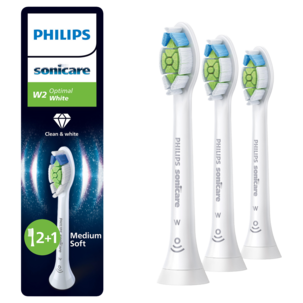 Philips Sonicare W2 Optimal White borsthuvud, 3-pack