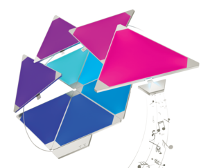 Nanoleaf Aurora Rhythm Smarter Kit, 9-pack