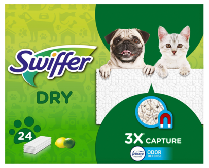 Swiffer Sweeper Pet Puhdistusliina, lemmikki, täyttöpakkaus
