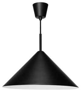 Northlight Vide taklampe i metall, 46 cm, svart