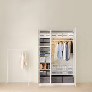 Trådkorg i svart metall