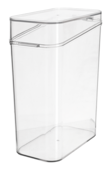 Kahvipurkki kirkasta muovia