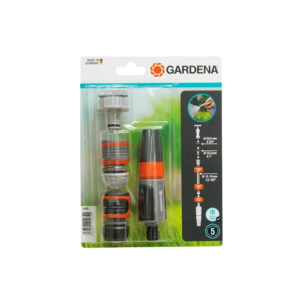 Gardena System grunnsett med sprøytemunnstykke og koblinger