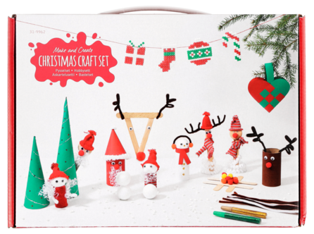 Hobbysett for juleverksted, fra 3 år