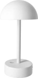 Northlight sladdlös bordslampa, laddbart batteri, vit