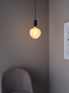 Vaaleanpunainen lamppu LED E27 Ice Cream Pink, 160 mm