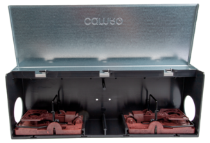 SafeTrap tunnelbox med 2 råttfällor