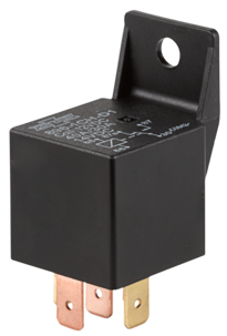 Bilrelä, 1-pol. växlande