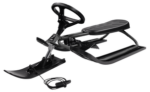Stiga Iconic Black Snowracer, fra 5 år