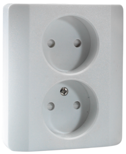 Vägguttag för infällnad