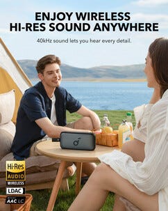 Soundcore Motion 300 Bluetooth-høyttaler, svart