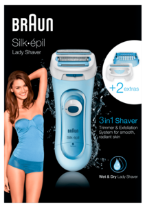 Braun Silk-épil LS 5160, Lady shaver