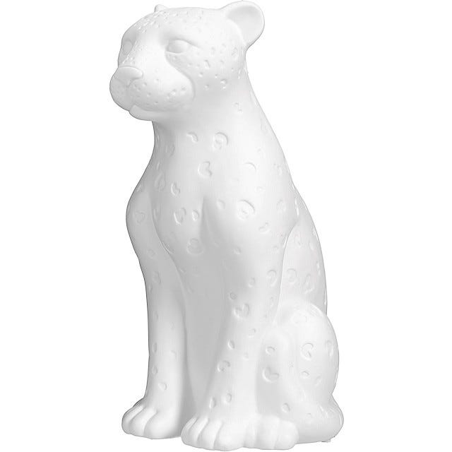 Northlight bordlampe i porselen, Leopard | Clas Ohlson Northlight bordlampe i porselen, Leopard | Clas Ohlson