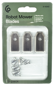 Kniver til Gardena, Husqvarna og McCulloch robotgressklippere