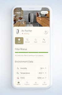 Mill Silent Pro Compact smart luftrenser med True HEPA13-filter, 55 m2