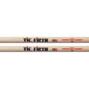 Vic Firth 7A Rumpukapulat, kevyet, nopea vaste, 2 kpl