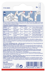 Självhäftande remsor Tesa