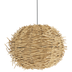 Utendørs taklampe solcelle kunstrotting, 40 cm