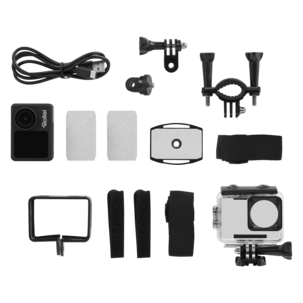 Rollei D2Pro 4K Actionkamera ja lisätarvikkeet