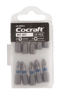 Bitssats Cocraft 25 mm, 10 delar