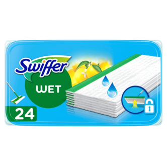 Rengöringsdukar refill Swiffer Sweeper, fuktiga golvdukar