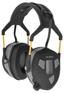 Hörselkåpor med radio