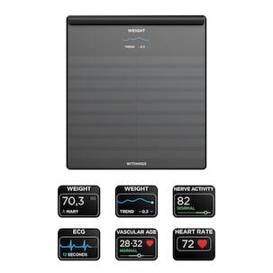 Withings Body Scan badevekt med kroppsanalyse, WiFi