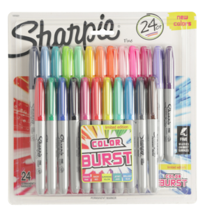 Sharpie Color Burst tusjer, 24 stk/pk