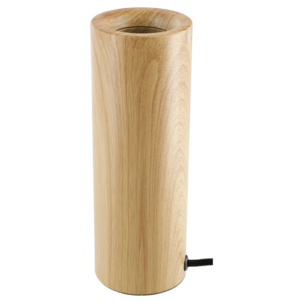 Deco bordslampa E27 metall med träoptik, Northlight