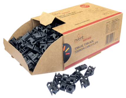 nVent Raychem kabelklämma golvvärme svart 250-pack