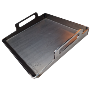 Landmann stekbord för grill, kolstål, 40 x 39 cm
