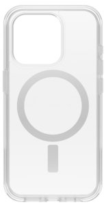 Mobildeksel for iPhone 15 Pro, Otterbox Symmetry Clear MagSafe