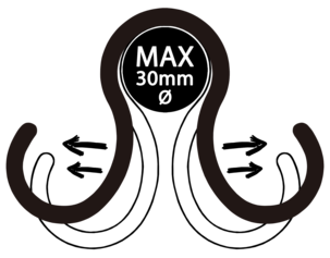 Yleiskoukku SwedHook, 3 kpl