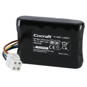 Batteri 20 V/2,0 Ah Cocraft 300 robotgräsklippare