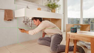 Bosch Quigo Green Ristilinjalaser, vihreä