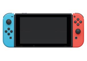 Nintendo Switch spillkonsoll med Neon Blue / Neon Red Joy-Con