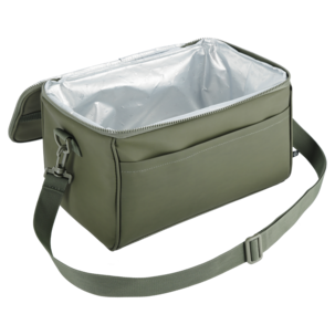 Mjuk kylväska med axelrem, grön, 12 l