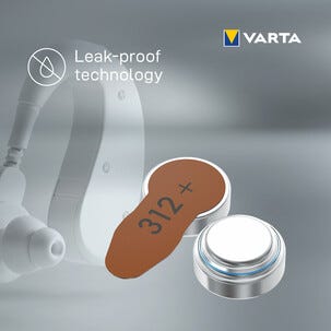 Varta HAB 312 hörapparatsbatteri 1,4 V, 8-pack