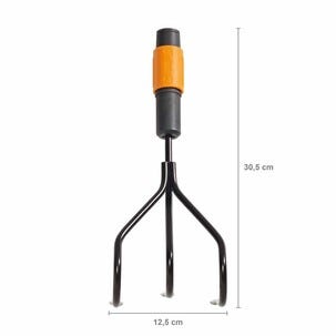 Fiskars OneClick kultivator, 3 klor i kolstål