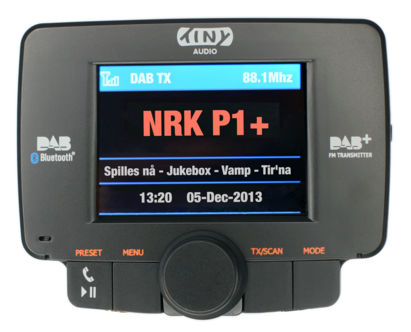 Tiny Audio C3 DAB+/FM-biladapter 